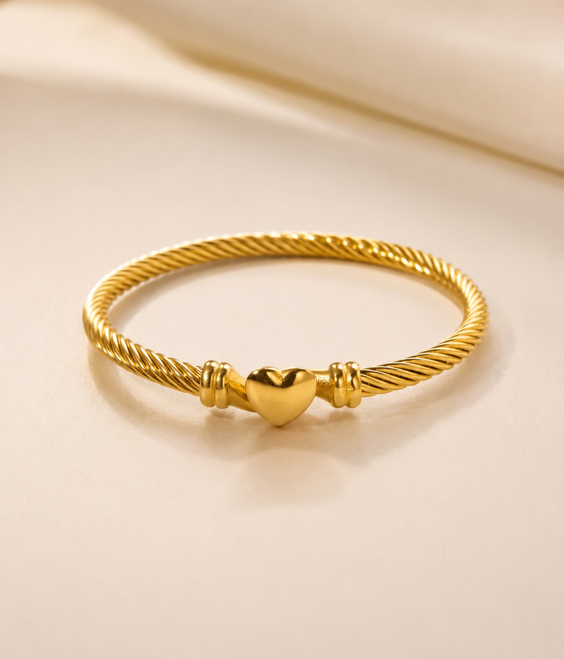The Heart of Gold Cuff