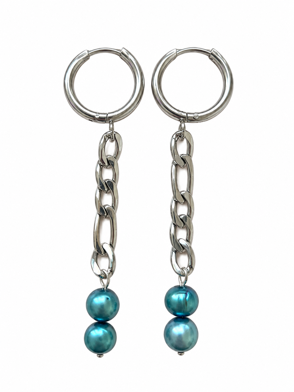 Winter Tides Pearl Drop Earrings