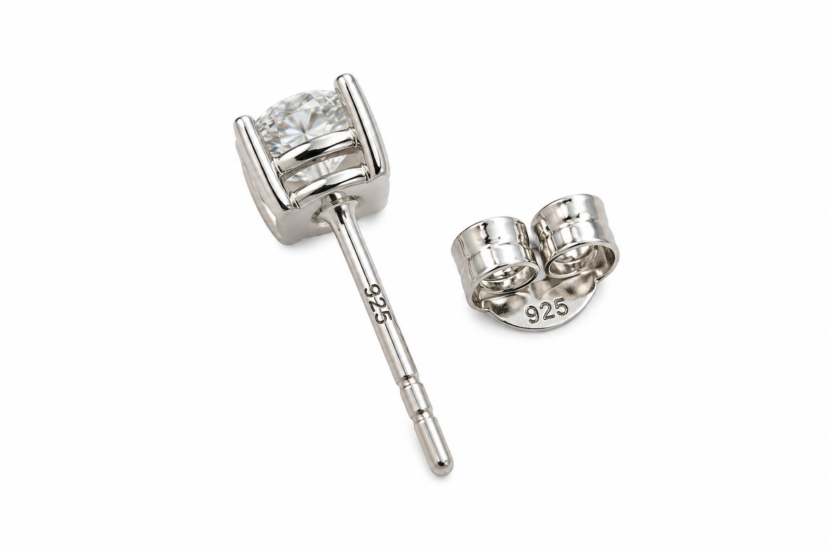 The Victoria Moissanite Studs