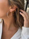 Sterling Silver Signature Hoops