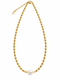 Golden Tide Pearl Necklace