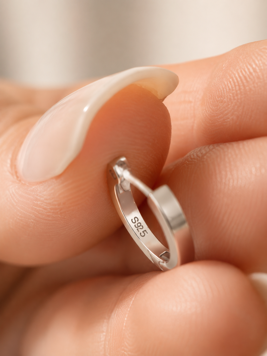Heirloom Huggie Hoop Earrings