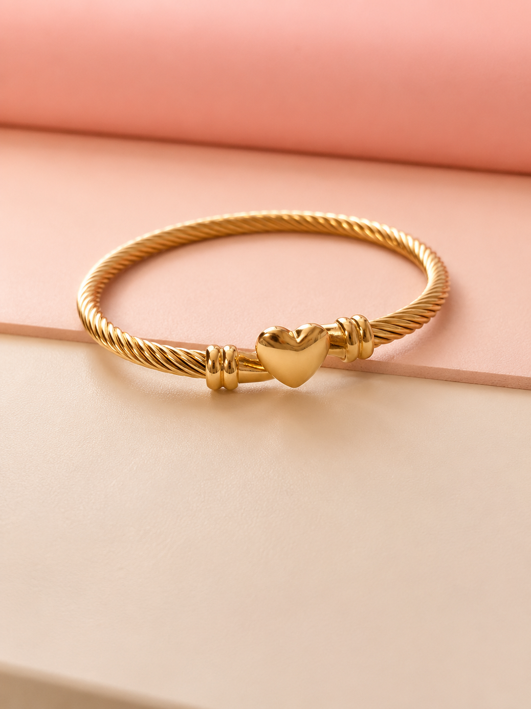 The Heart of Gold Cuff