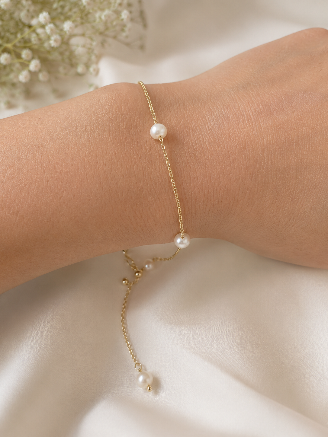 The Caroline Pearl Bracelet