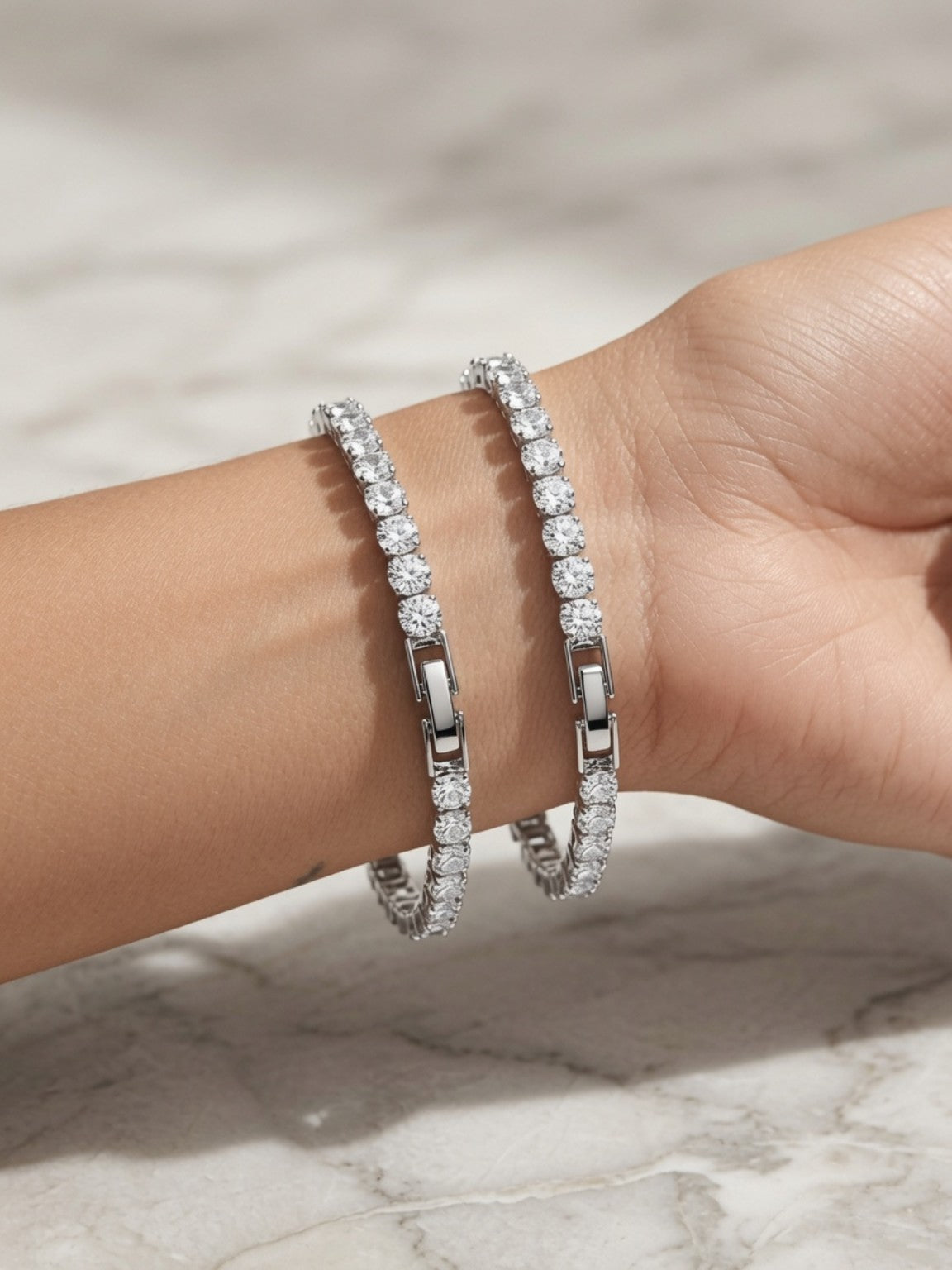 The Luminous Tennis Bracelet Set