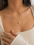The Eden Peach Jade Necklace