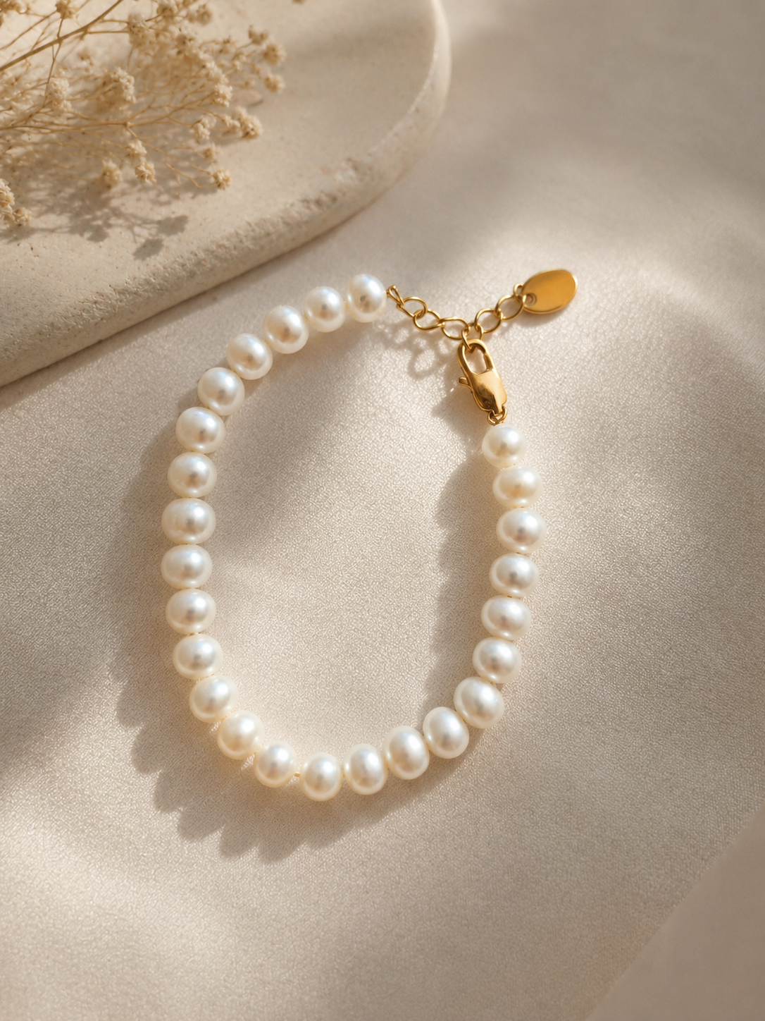 The Ivory Tide Pearl Bracelet