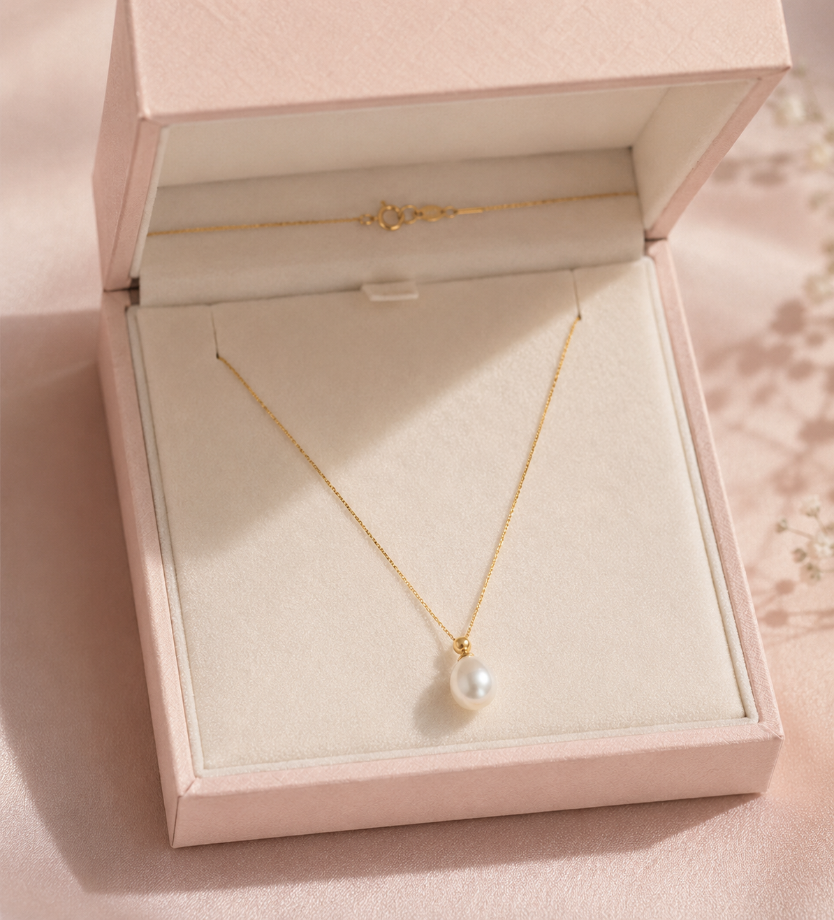 Freshwater Teardrop Pearl Necklace