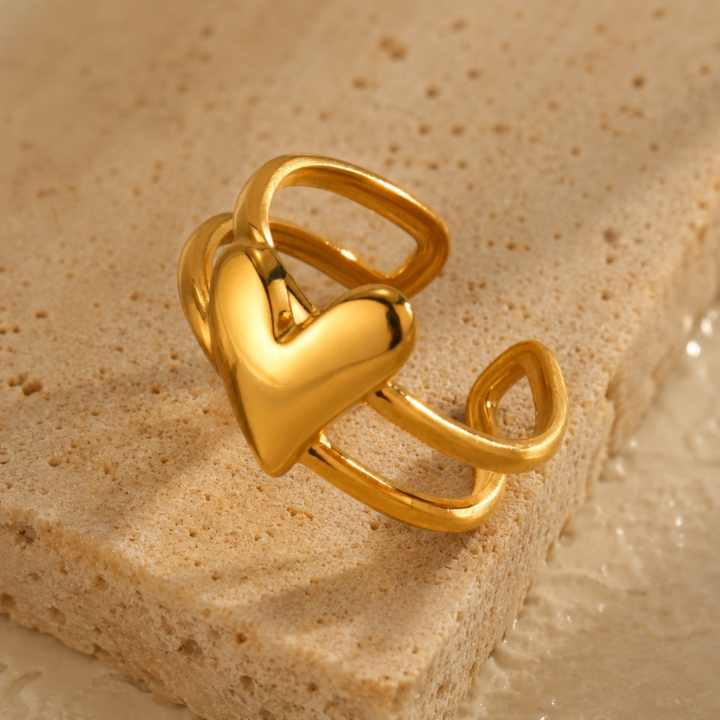 Coastal Heart Ring