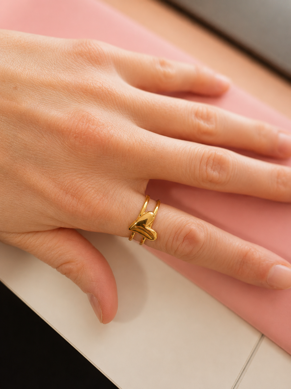 Coastal Heart Ring