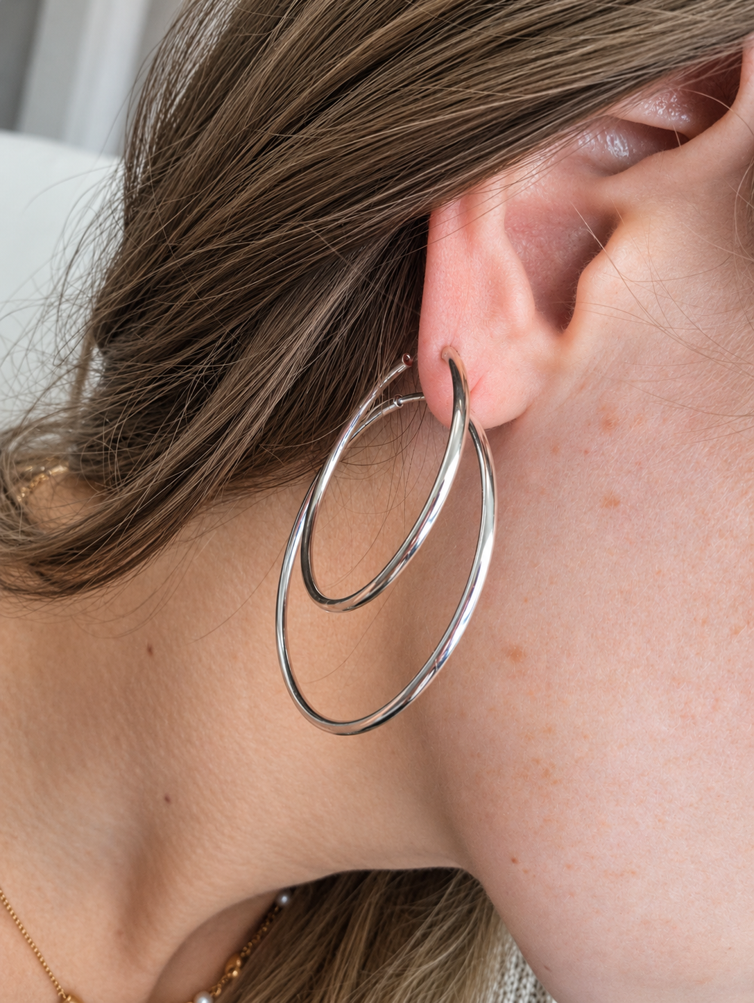 Sterling Silver Signature Hoops