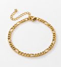 The Legacy Gold Figaro chain Bracelet