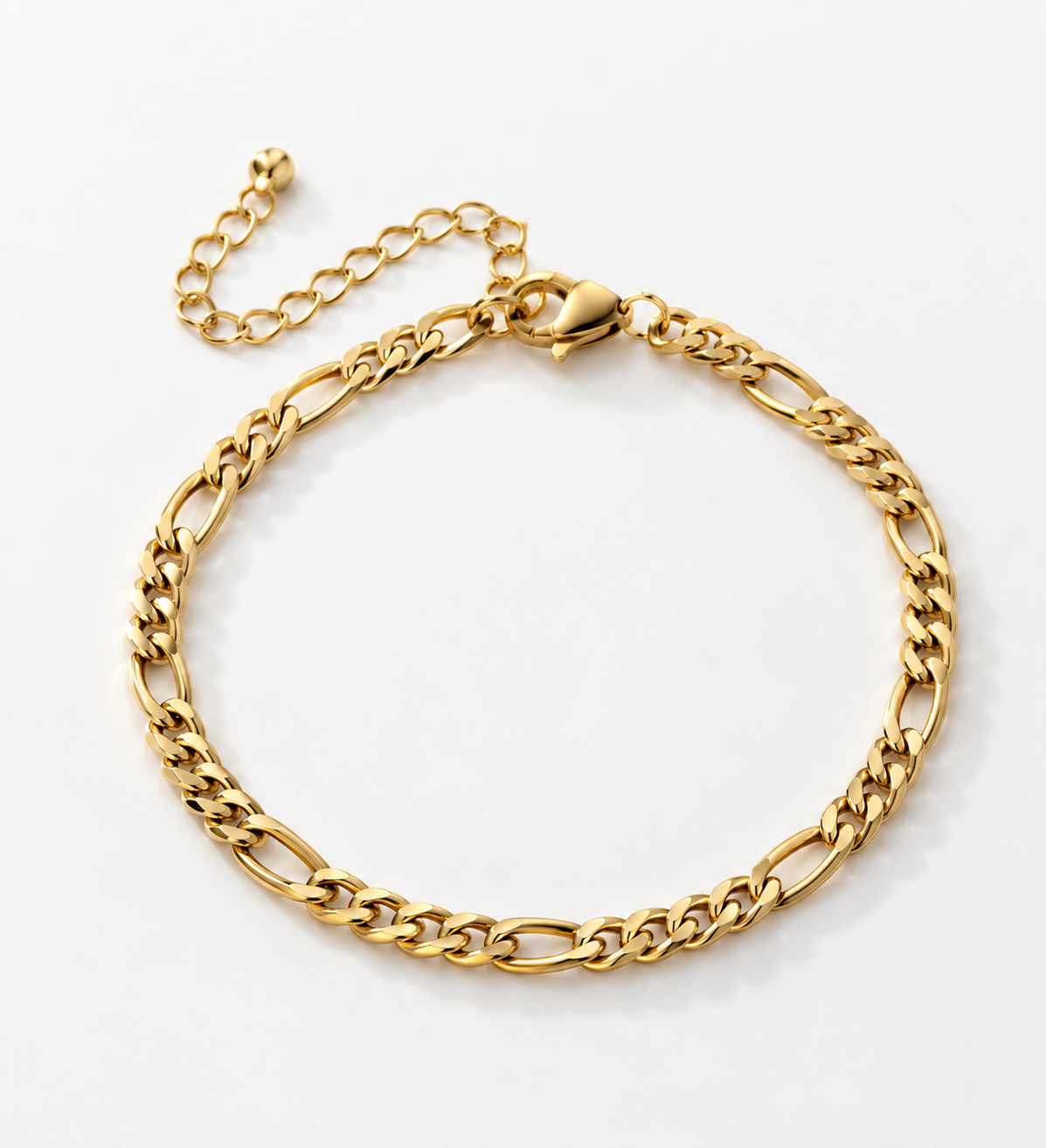 The Legacy Gold Figaro chain Bracelet
