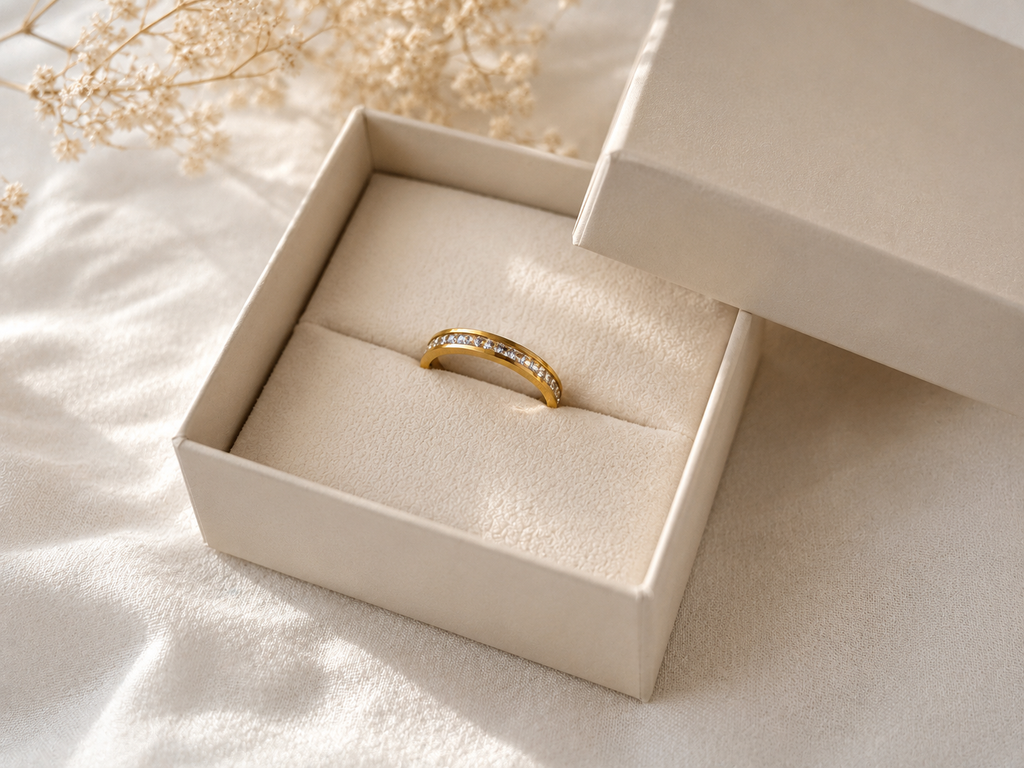 The Promise Gold Plated Band