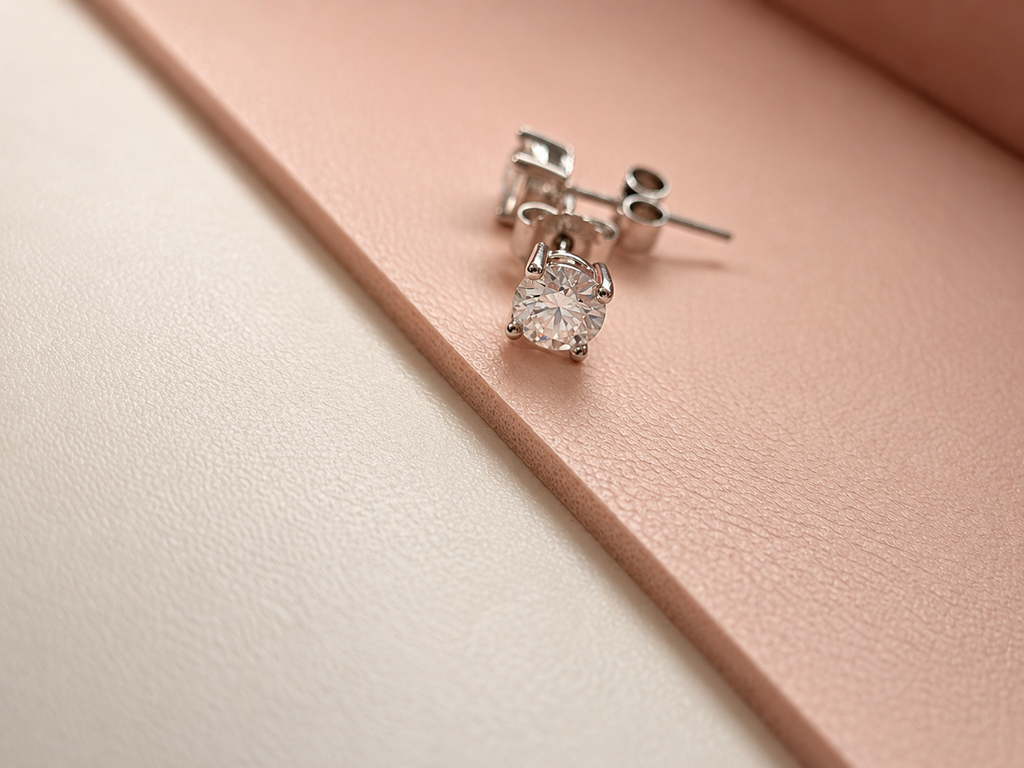 The Victoria Moissanite Studs