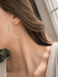 Sterling Silver Signature Hoops