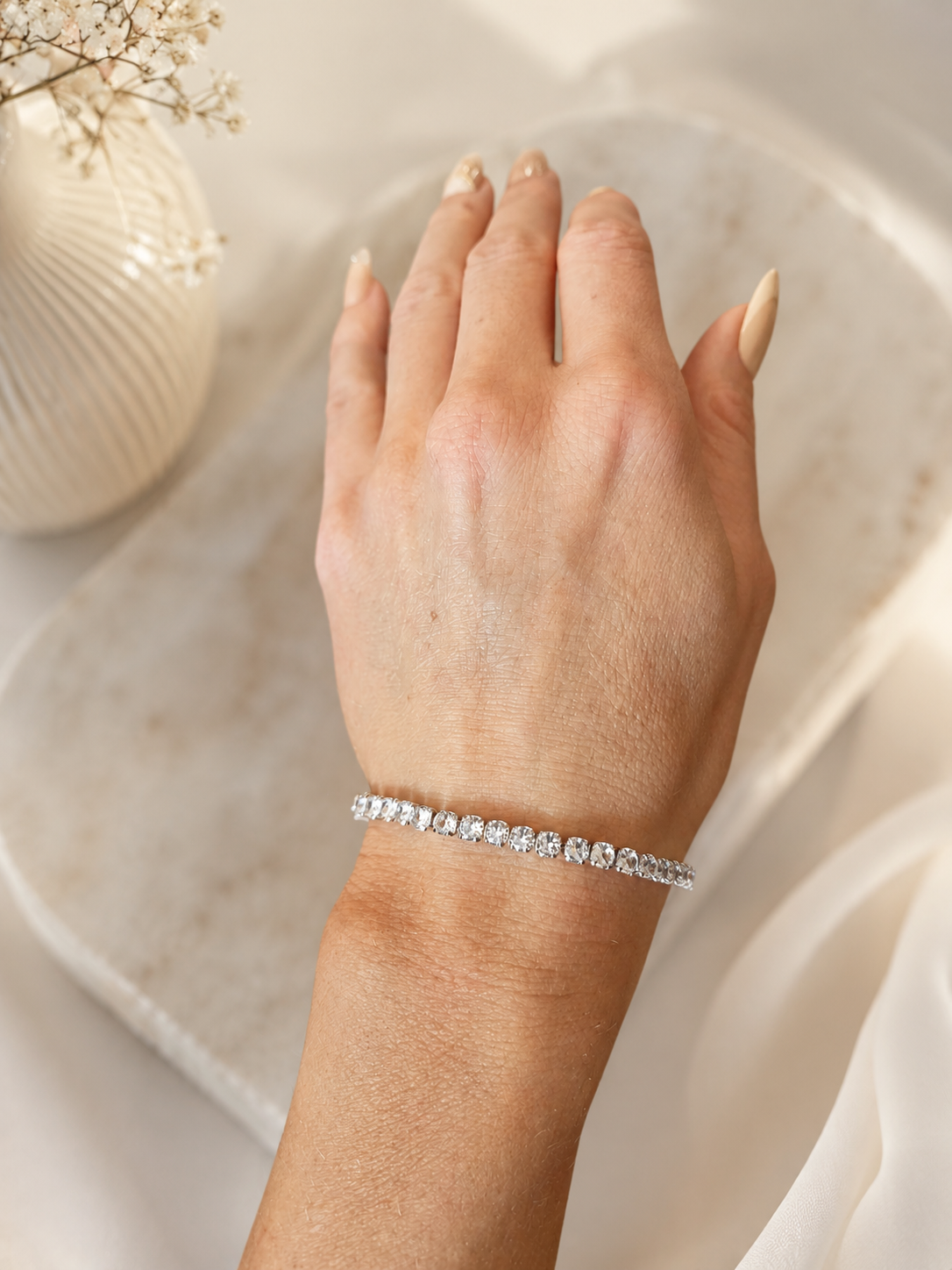The Wesley Tennis Bracelet