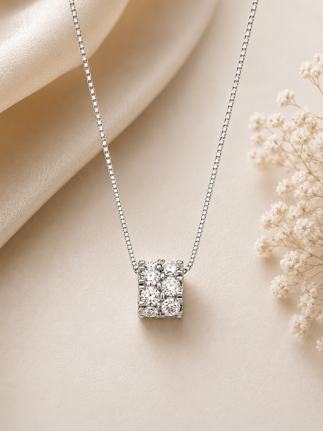 Celeste Moissanite Pendant Necklace