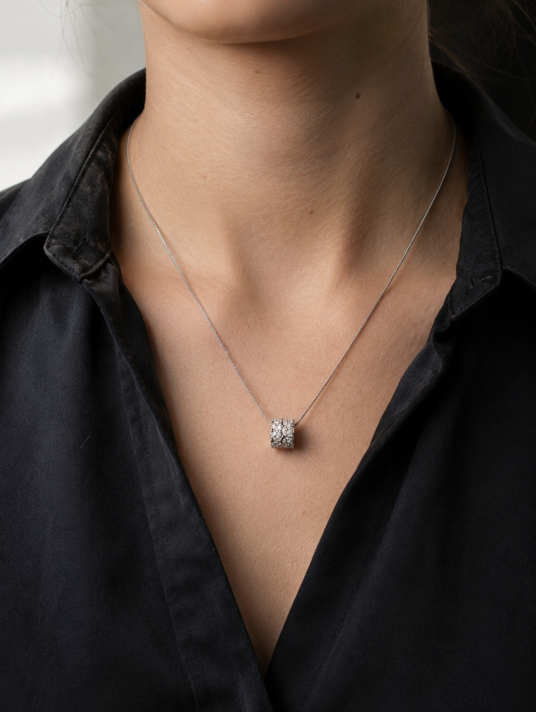 Celeste Moissanite Pendant Necklace