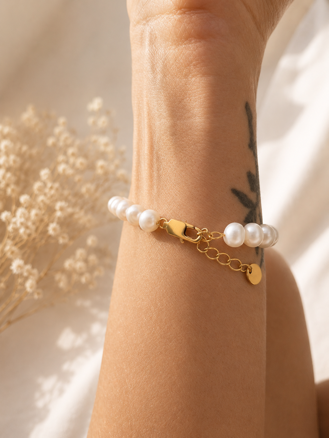 The Ivory Tide Pearl Bracelet