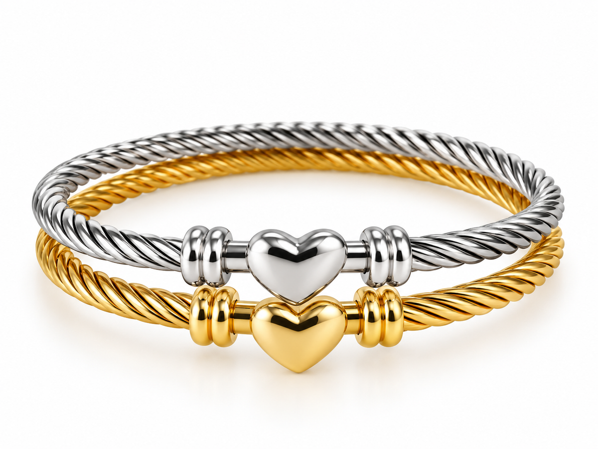 The Heart of Gold Cuff