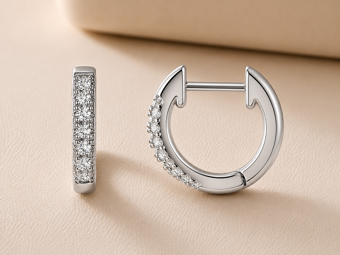 Heirloom Huggie Hoop Earrings