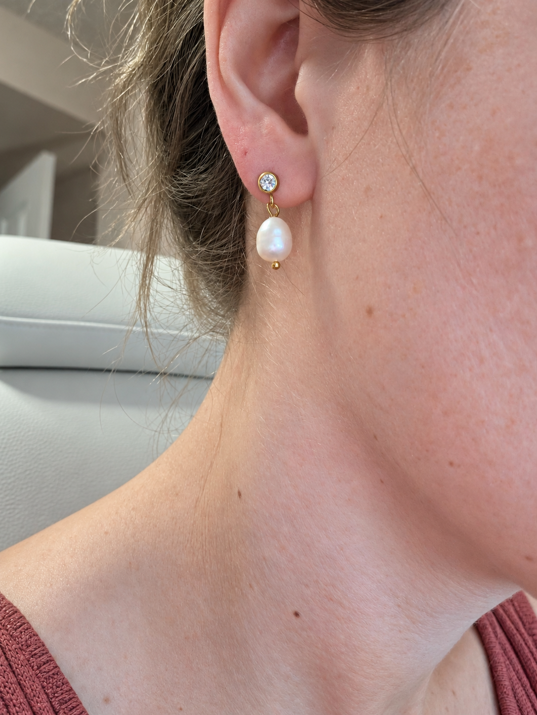 Seaside Starlight Pearl Earrings