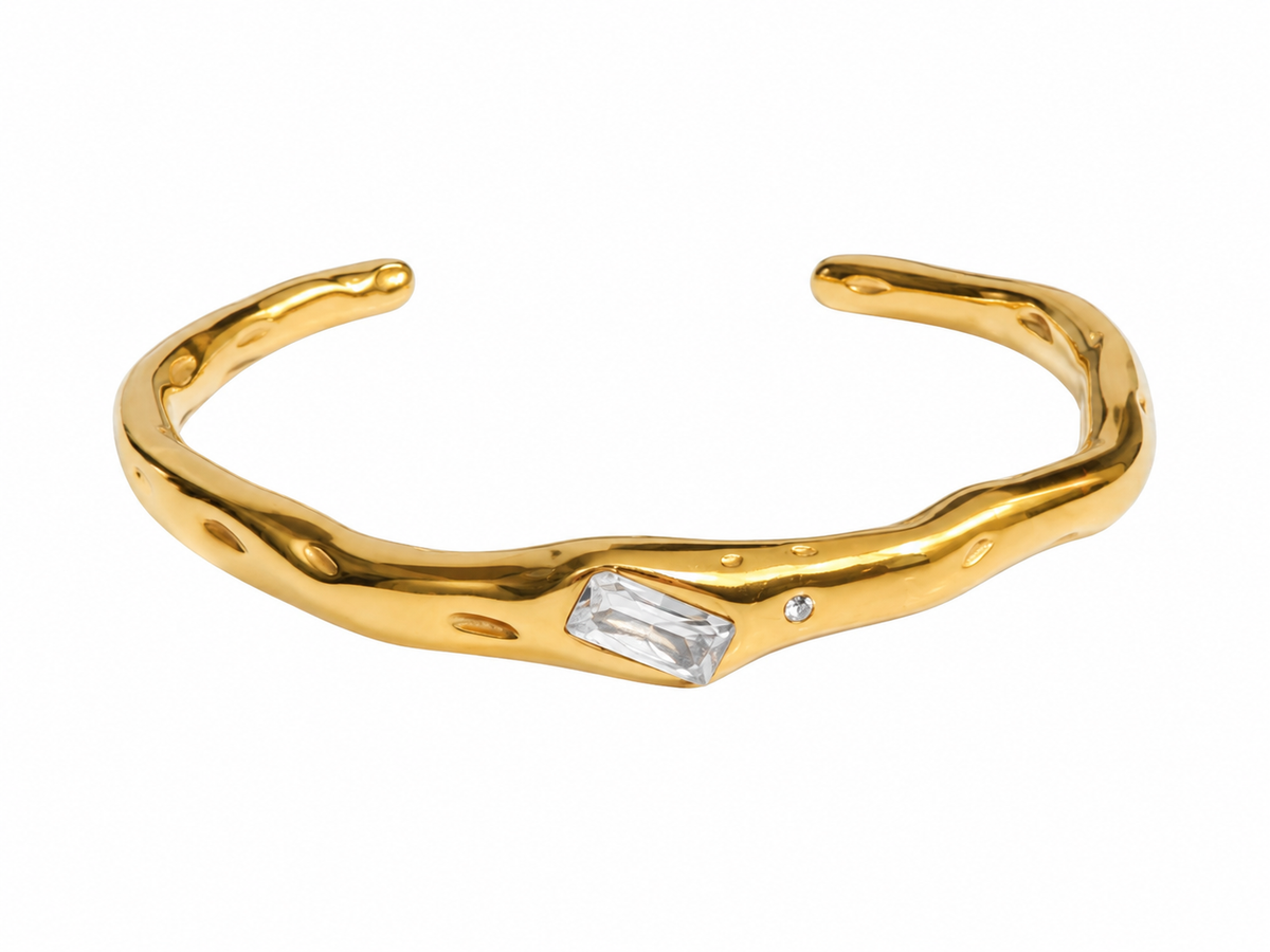 Golden Sandbar Gold Cuff