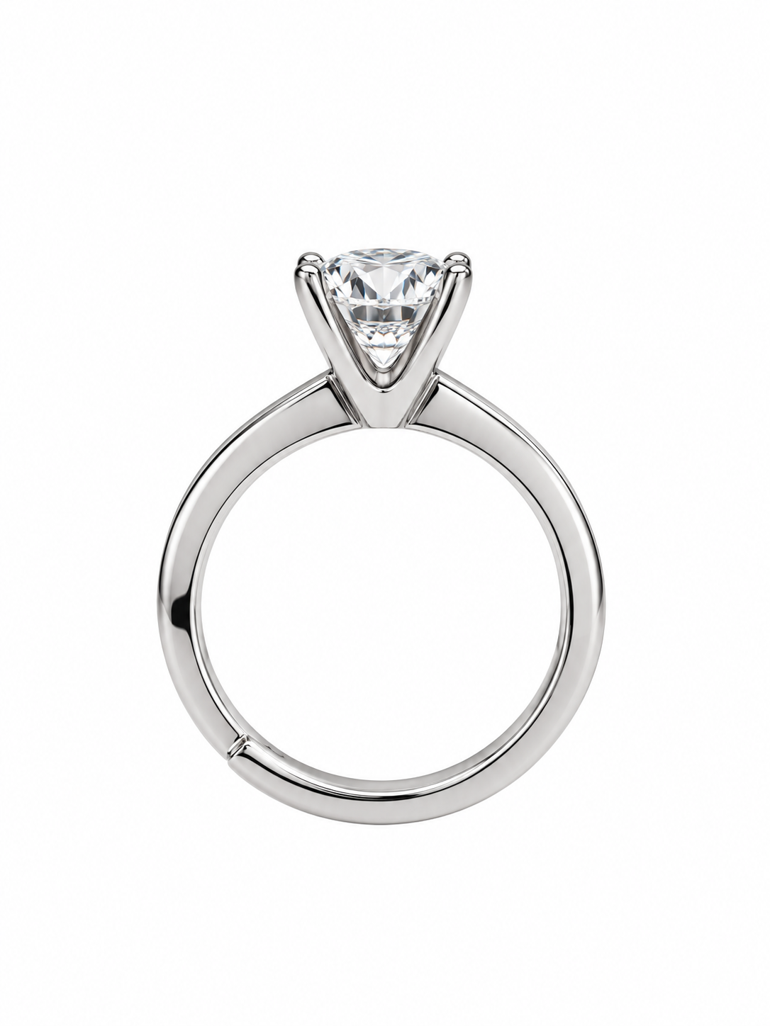 The Selah Moissanite Solitaire Ring