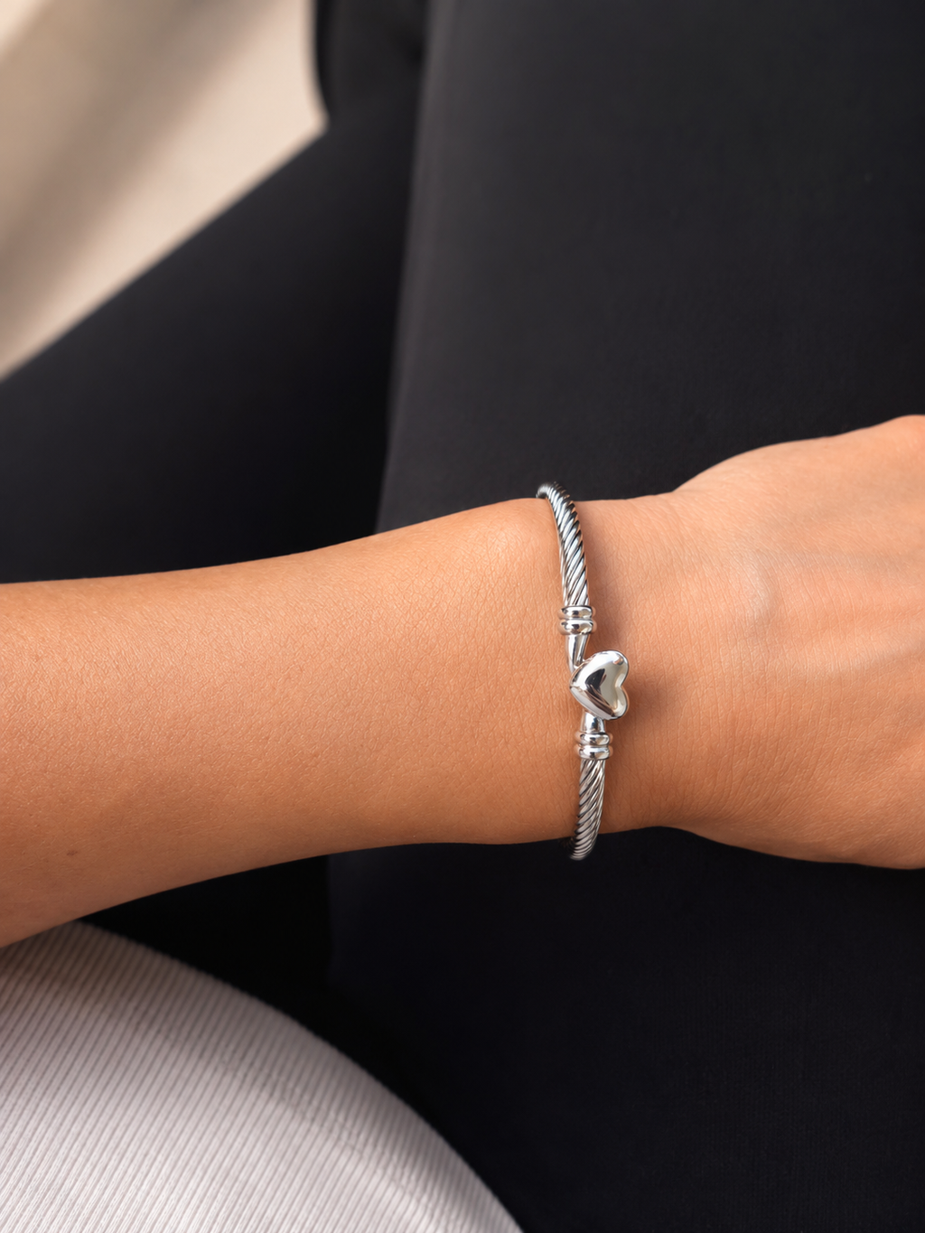 The Heart of Gold Cuff