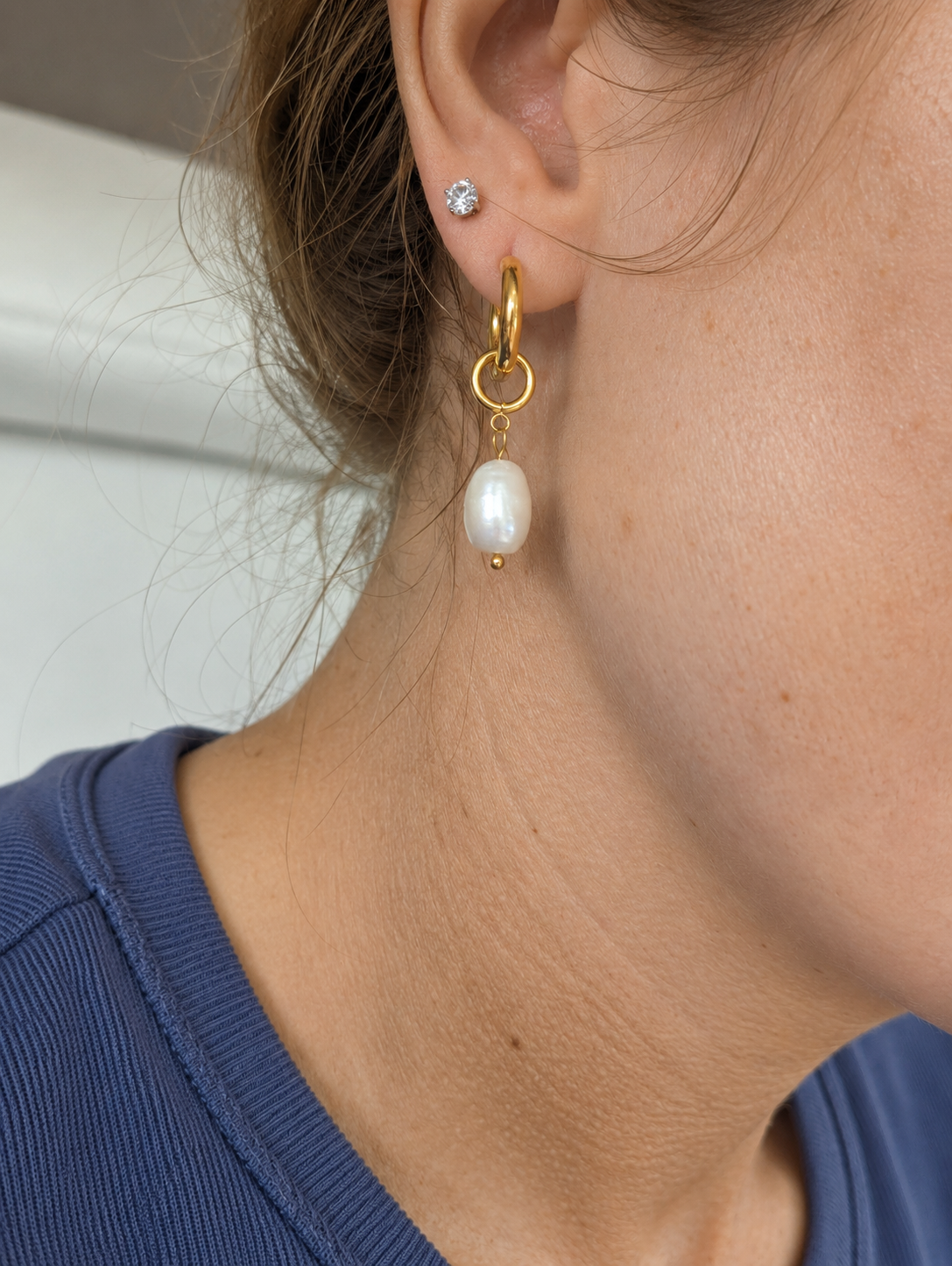 Sandbar Pearl Earrings