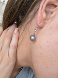 Moon Tide Pearl Earrings