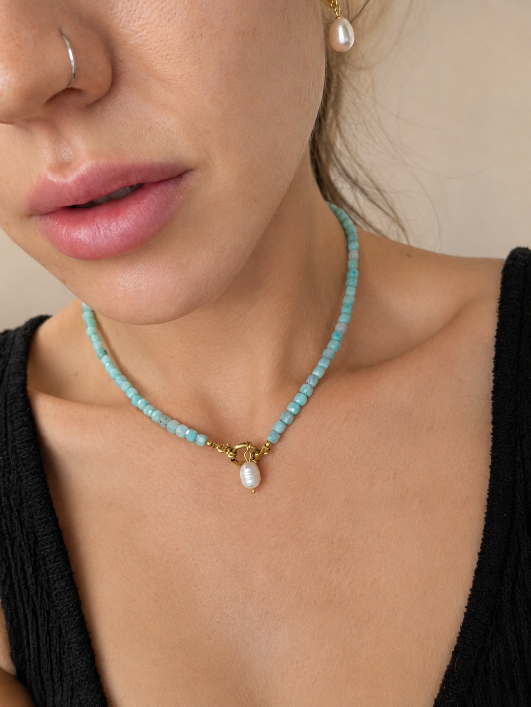 The Still Waters Amazonite Necklace
