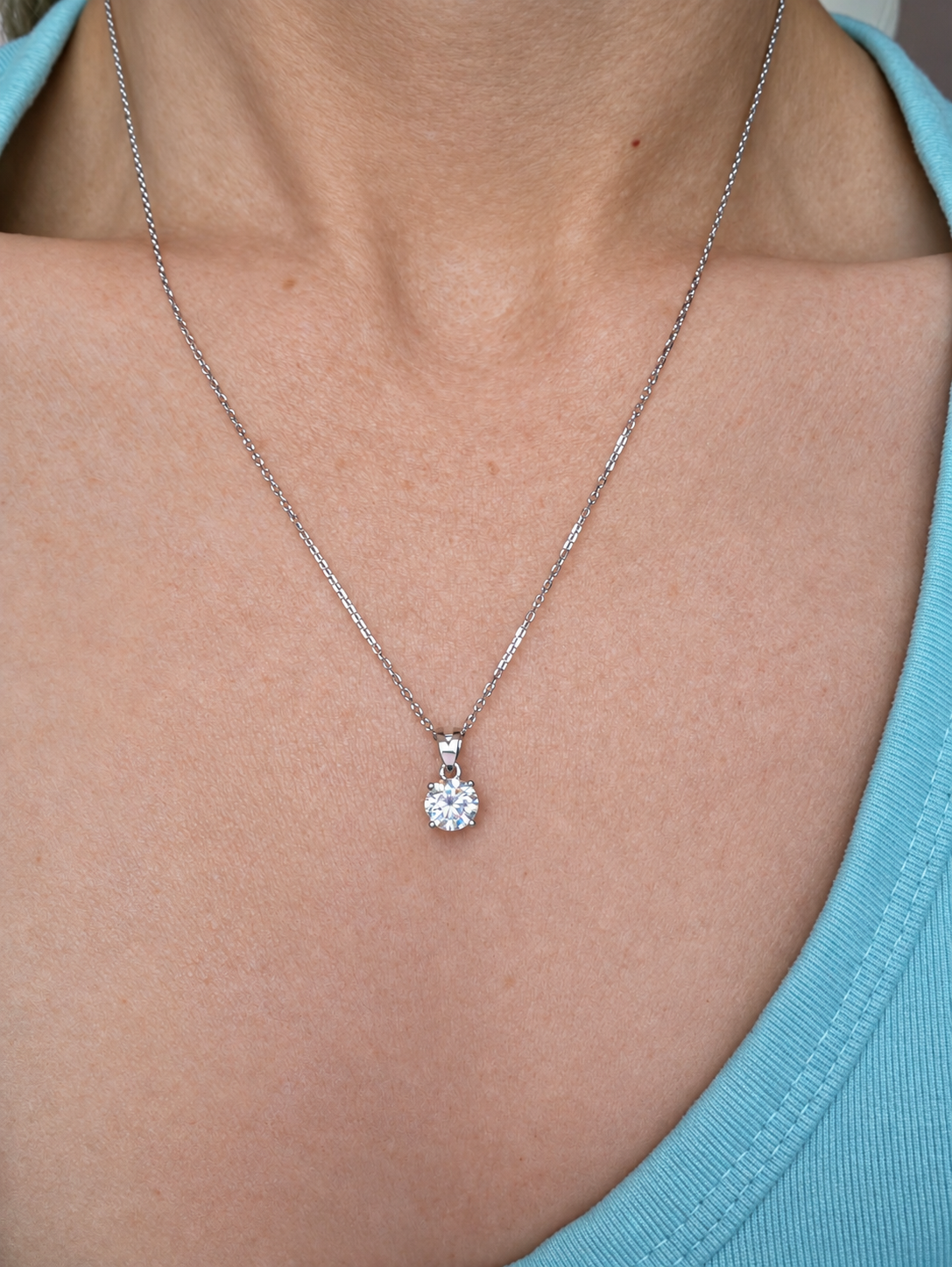 Morning Tide Moissanite Necklace