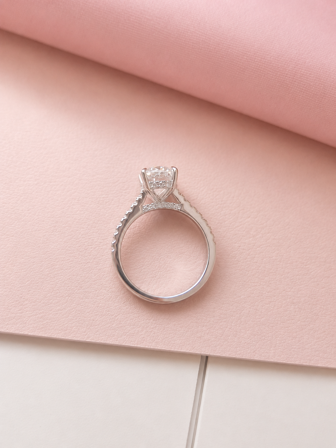 The Everly Moissanite Solitaire Ring