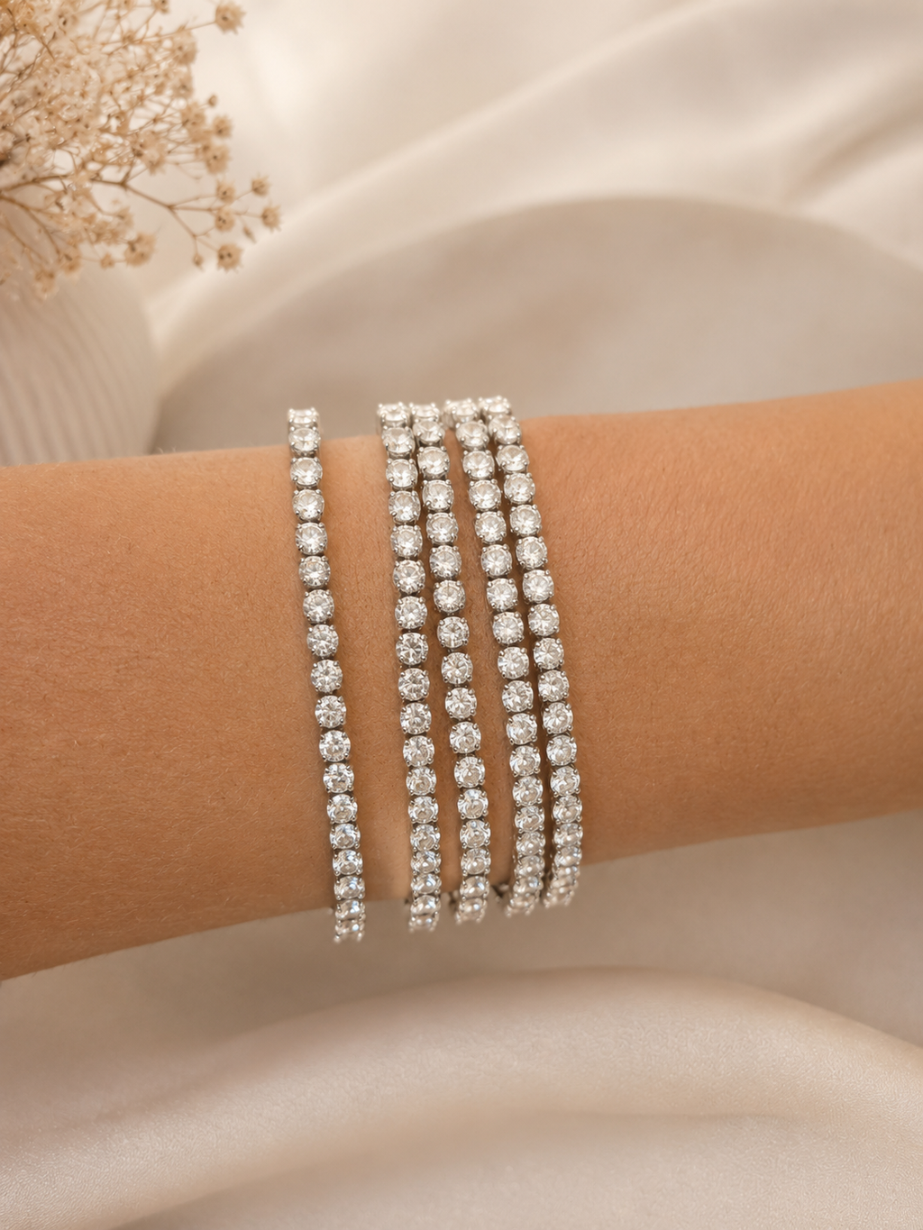 The Wesley Tennis Bracelet