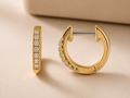 Heirloom Huggie Hoop Earrings