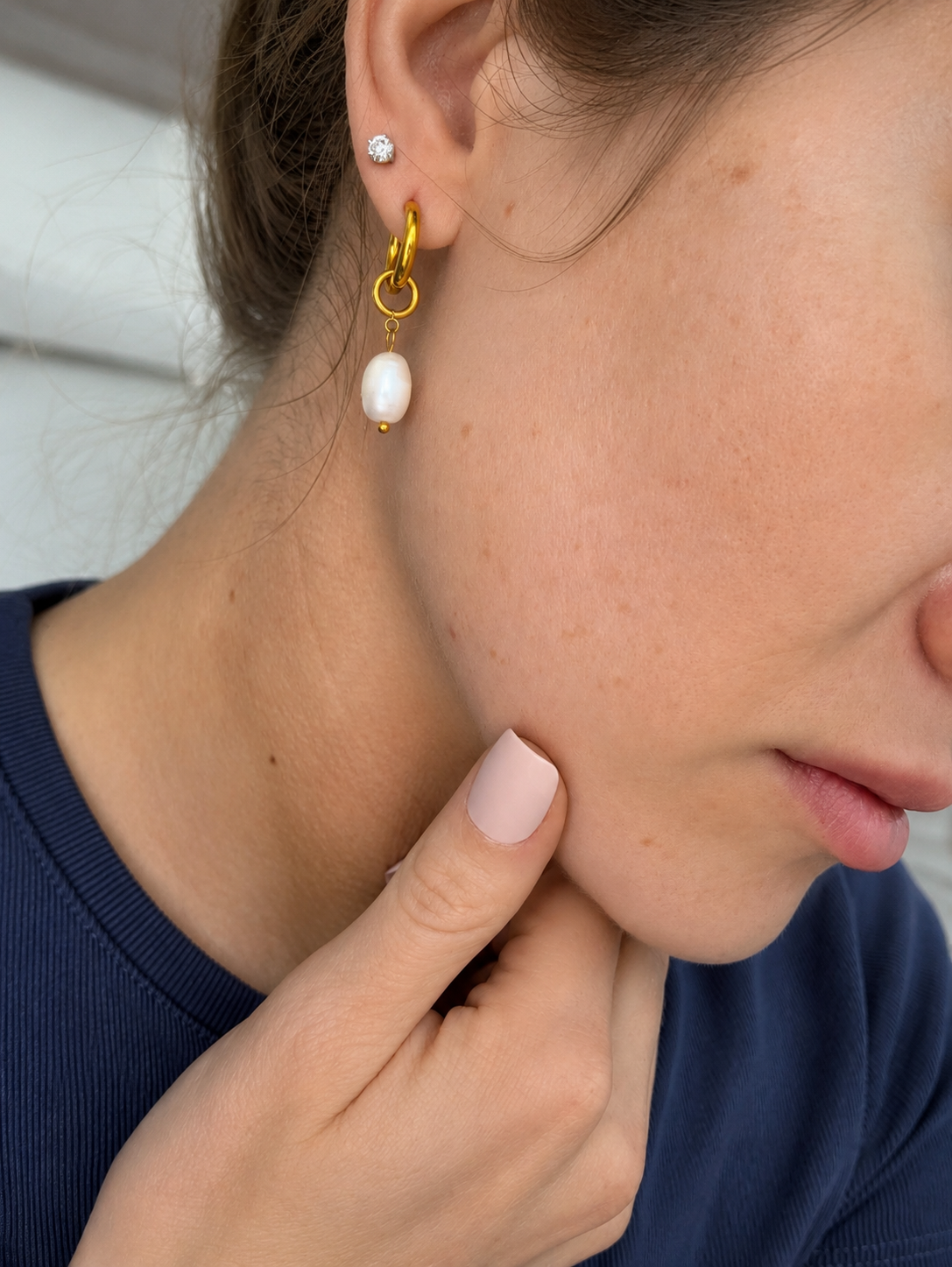 Sandbar Pearl Earrings