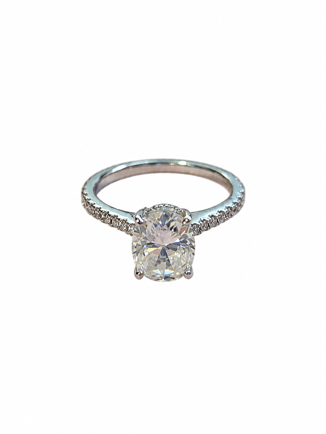 Evermore Moissanite Oval Ring