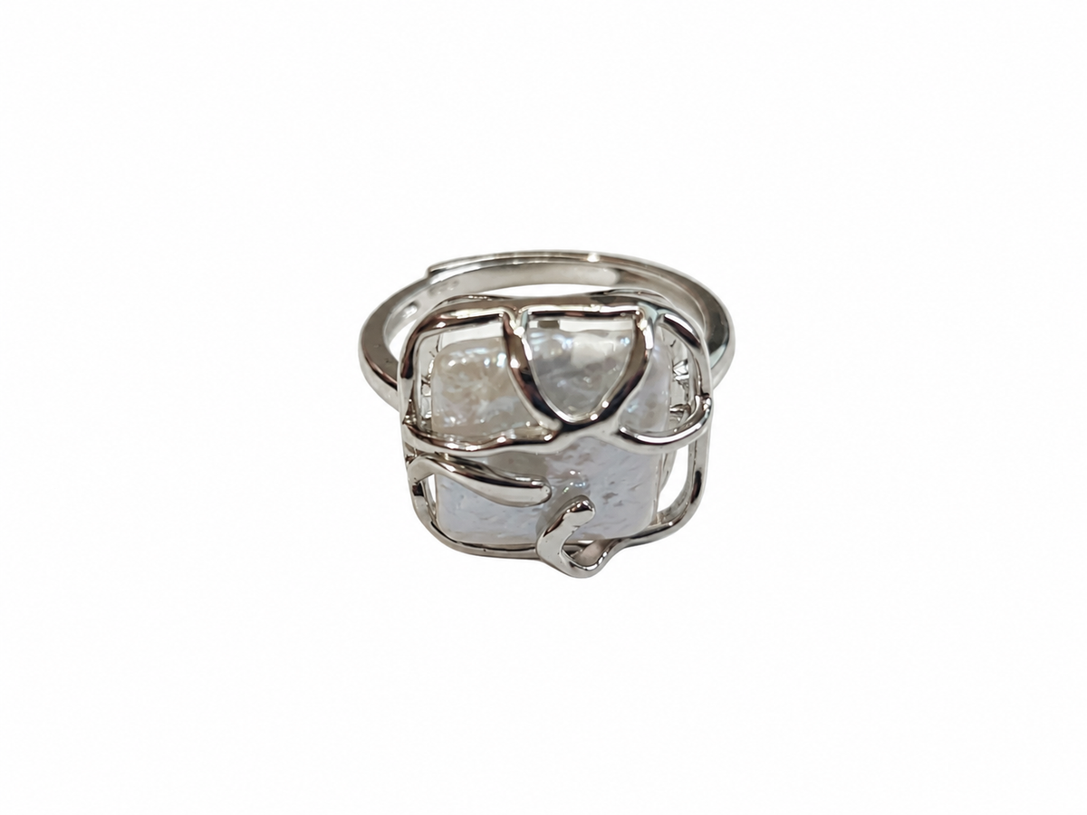 The Selene Baroque Pearl Ring