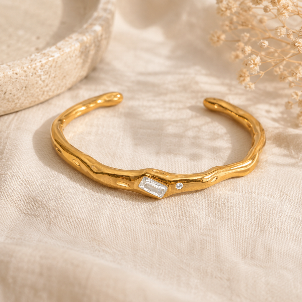 Golden Sandbar Gold Cuff
