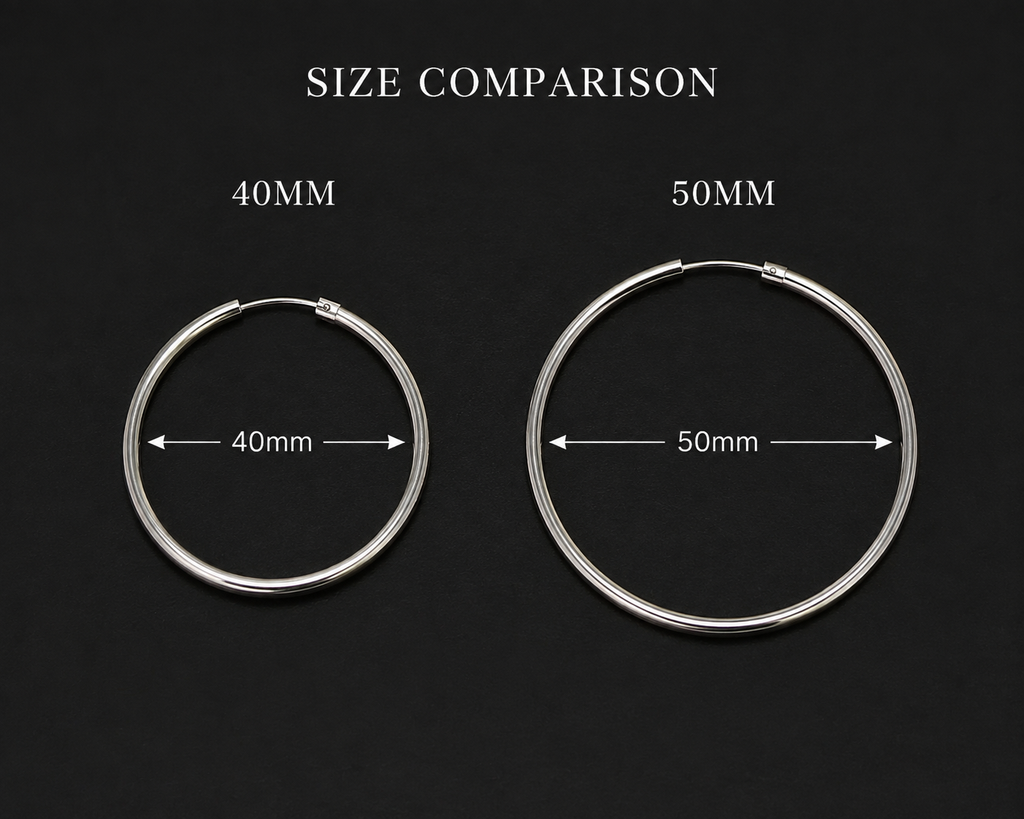 Sterling Silver Signature Hoops