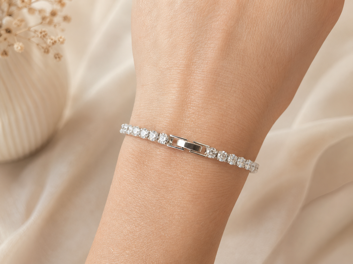 The Wesley Tennis Bracelet