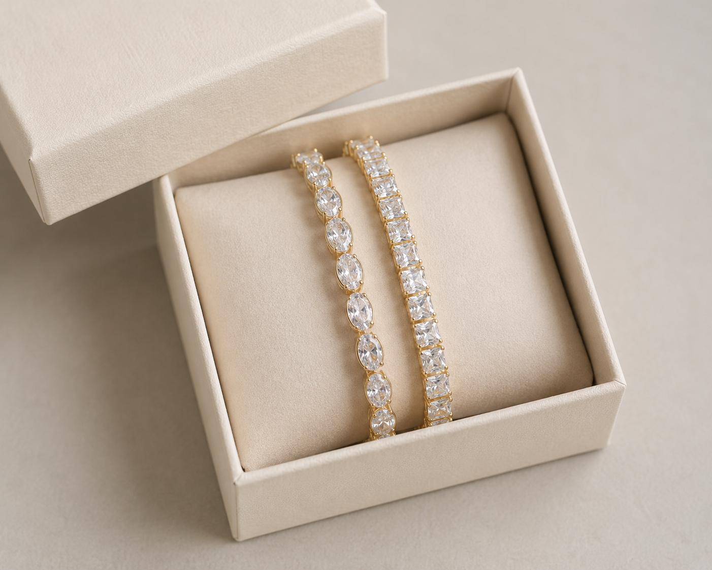 The Golden Luxe Bracelet Set
