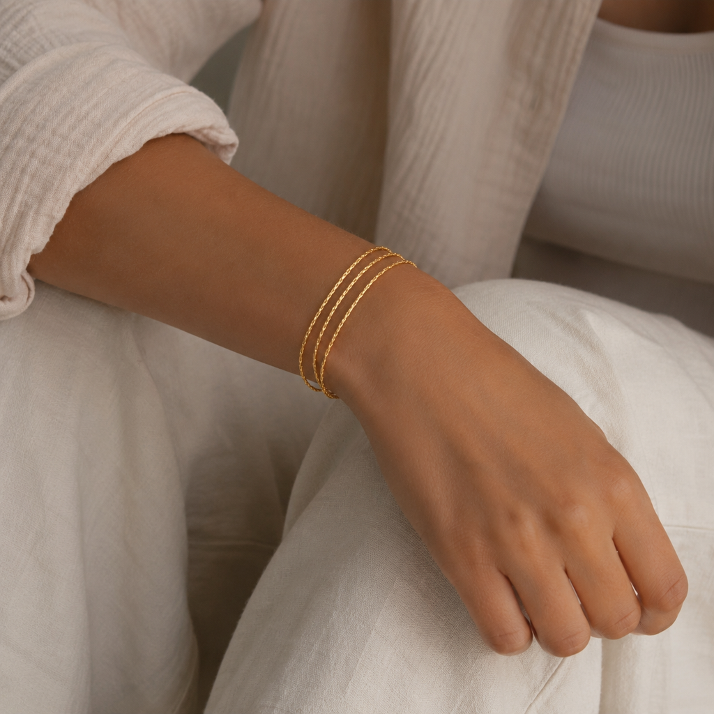 Golden Drift Bracelet