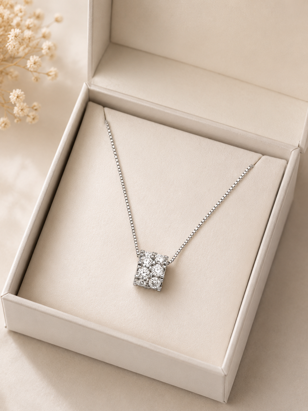 Celeste Moissanite Pendant Necklace