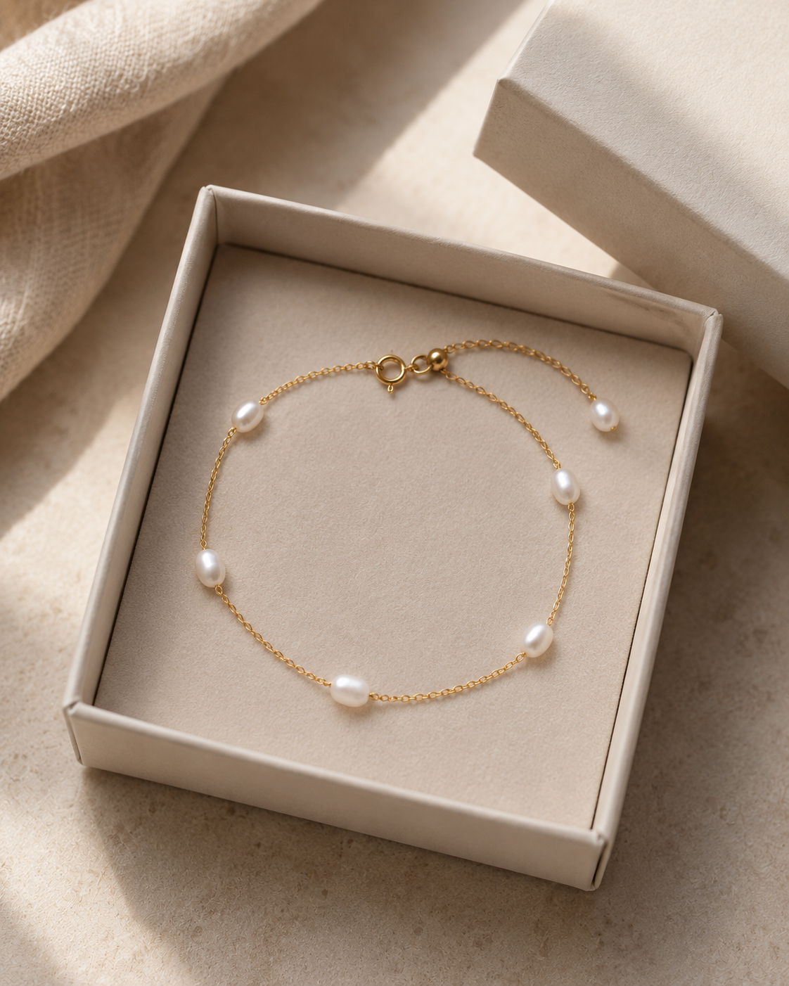 The Caroline Pearl Bracelet