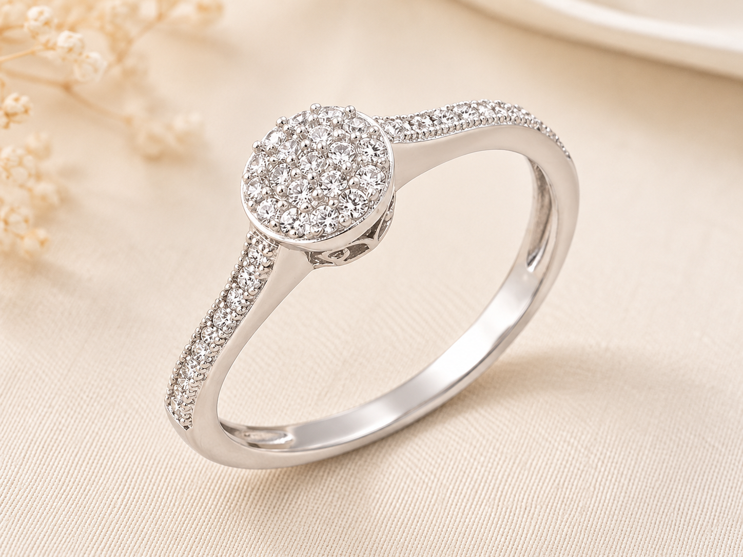 Starlight Halo Ring