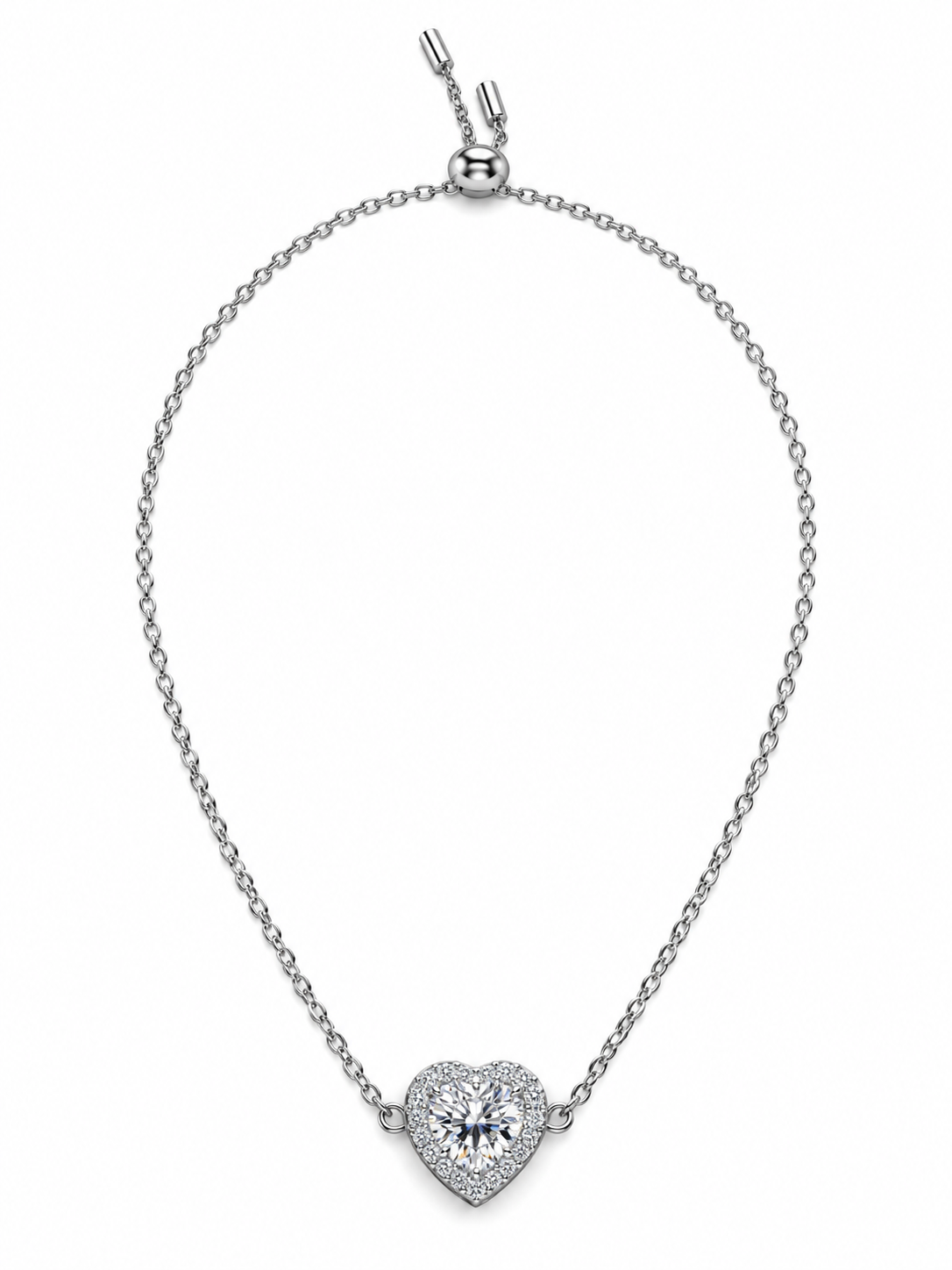 Eternal Heart Moissanite Bracelet