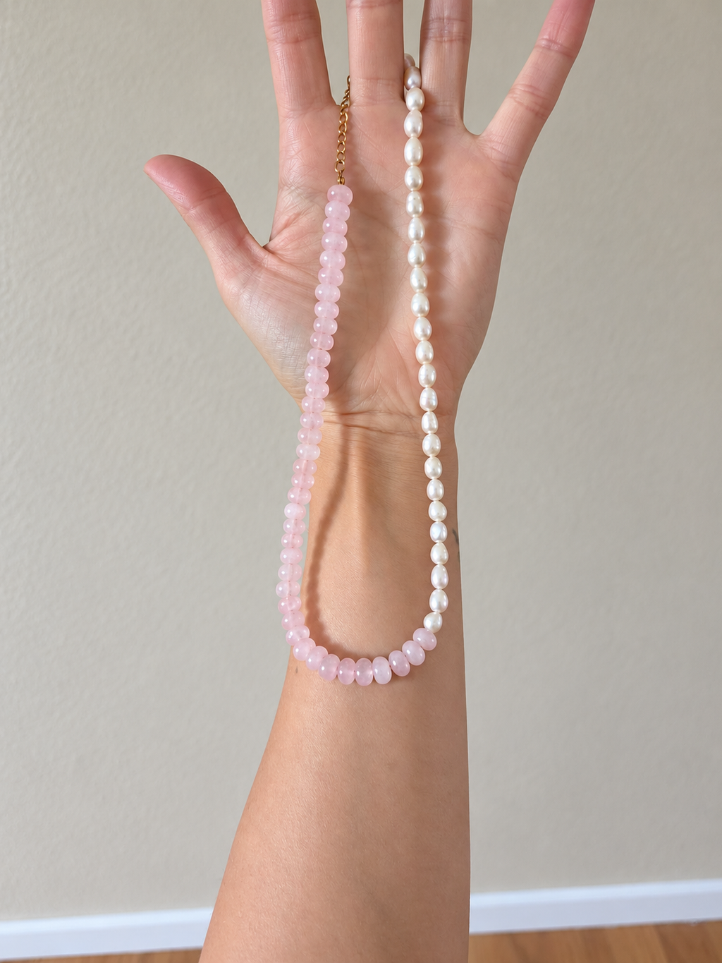Pink Shores Pearl Necklace